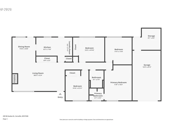 $399,000 | 239 Northeast Azalea Drive, Adair Village, OR 97330
