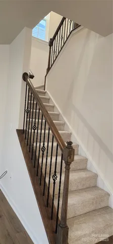 a view of a staircase