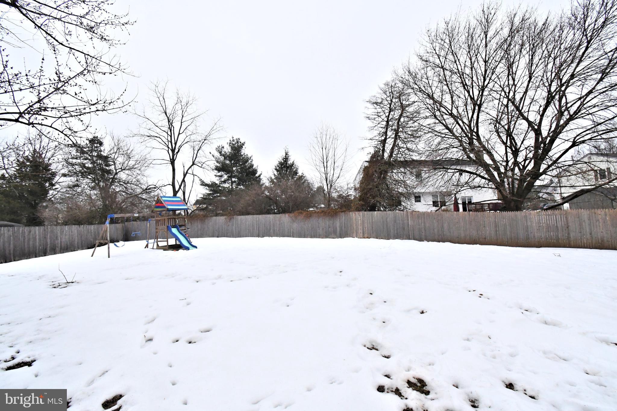 510 North Pleasantview Road Pottstown, PA 19464 - Photo 34 of 37 a view of the backyard of snow