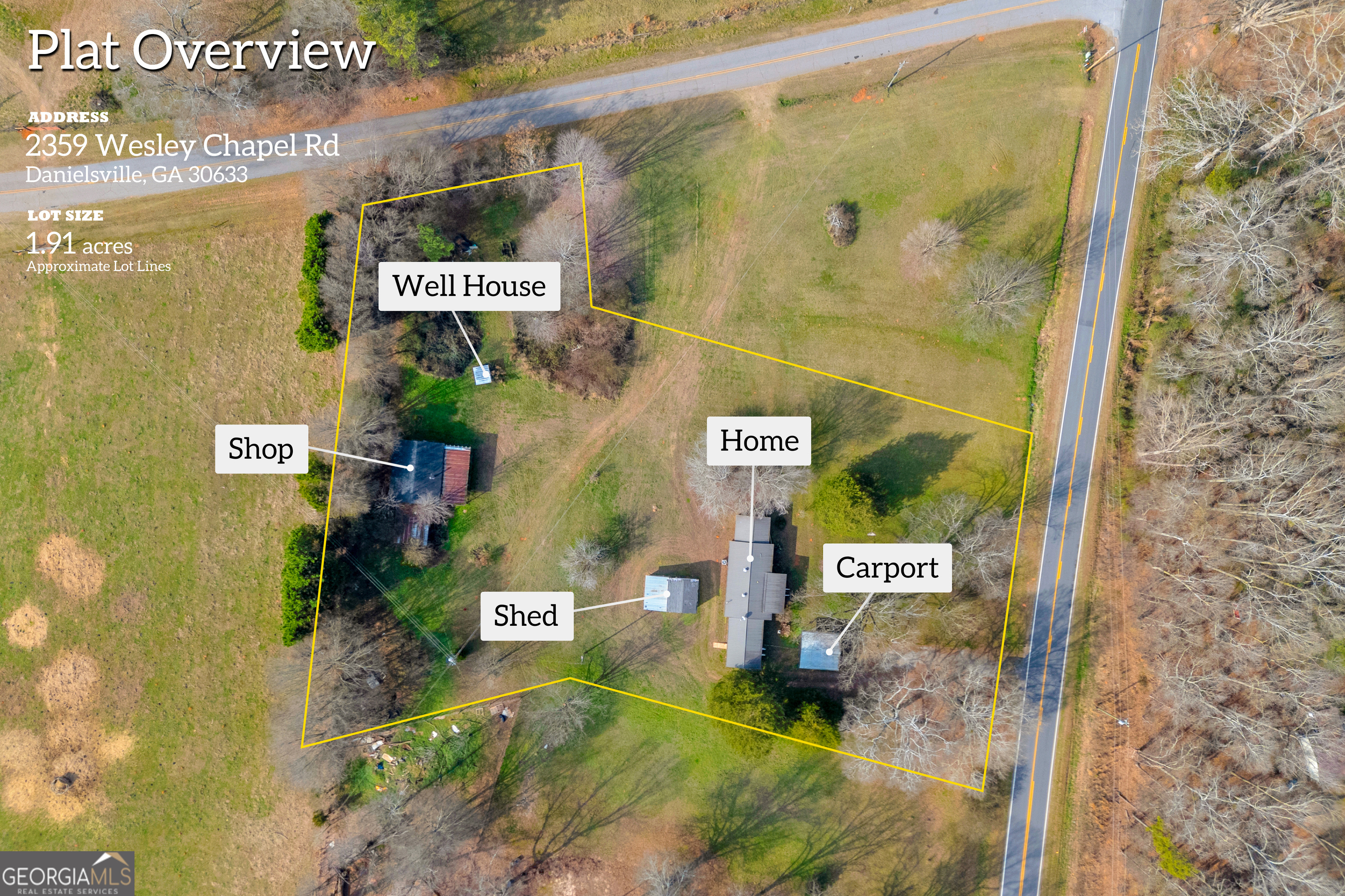 2359 Wesley Chapel Road Danielsville, GA 30633 - Photo 1 of 47