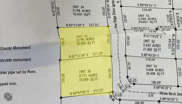 $55,000 | Lot 35-36 North Pine Ridge Drive, Ludington, MI 49431