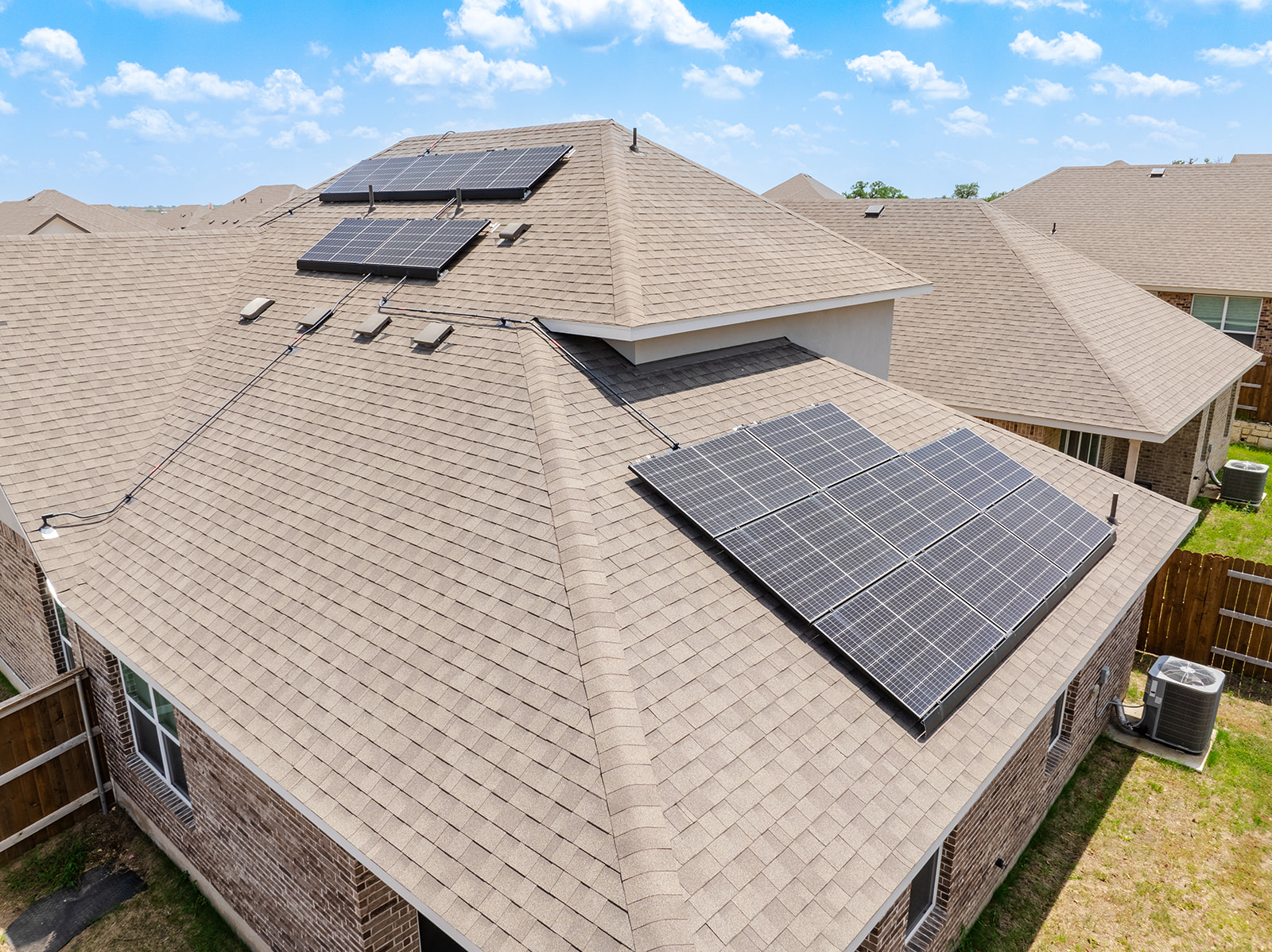 900 Balsora Cove Georgetown, TX 78628 - Photo 33 of 39 Eco-conscious living with photovoltaic panels enhancing this home's energy efficiency.