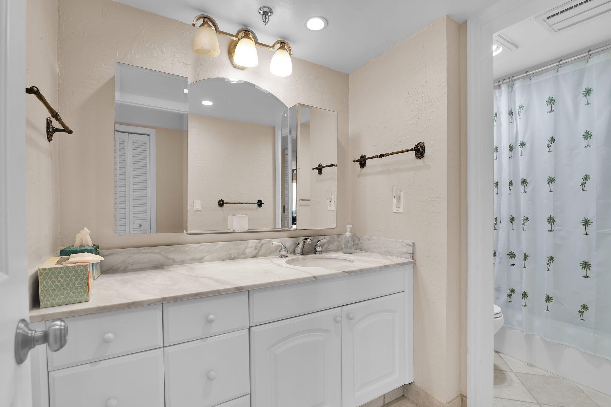 899 Jeffery Street, Unit 809 Boca Raton, FL 33487 - Photo 18 of 96 a bathroom with a sink and a mirror