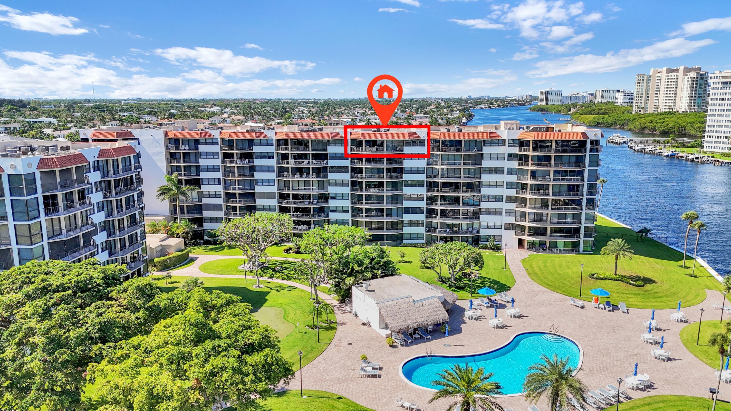 899 Jeffery Street, Unit 809 Boca Raton, FL 33487 - Photo 2 of 96 899 Jeffery St 809 PB aerial pic 10