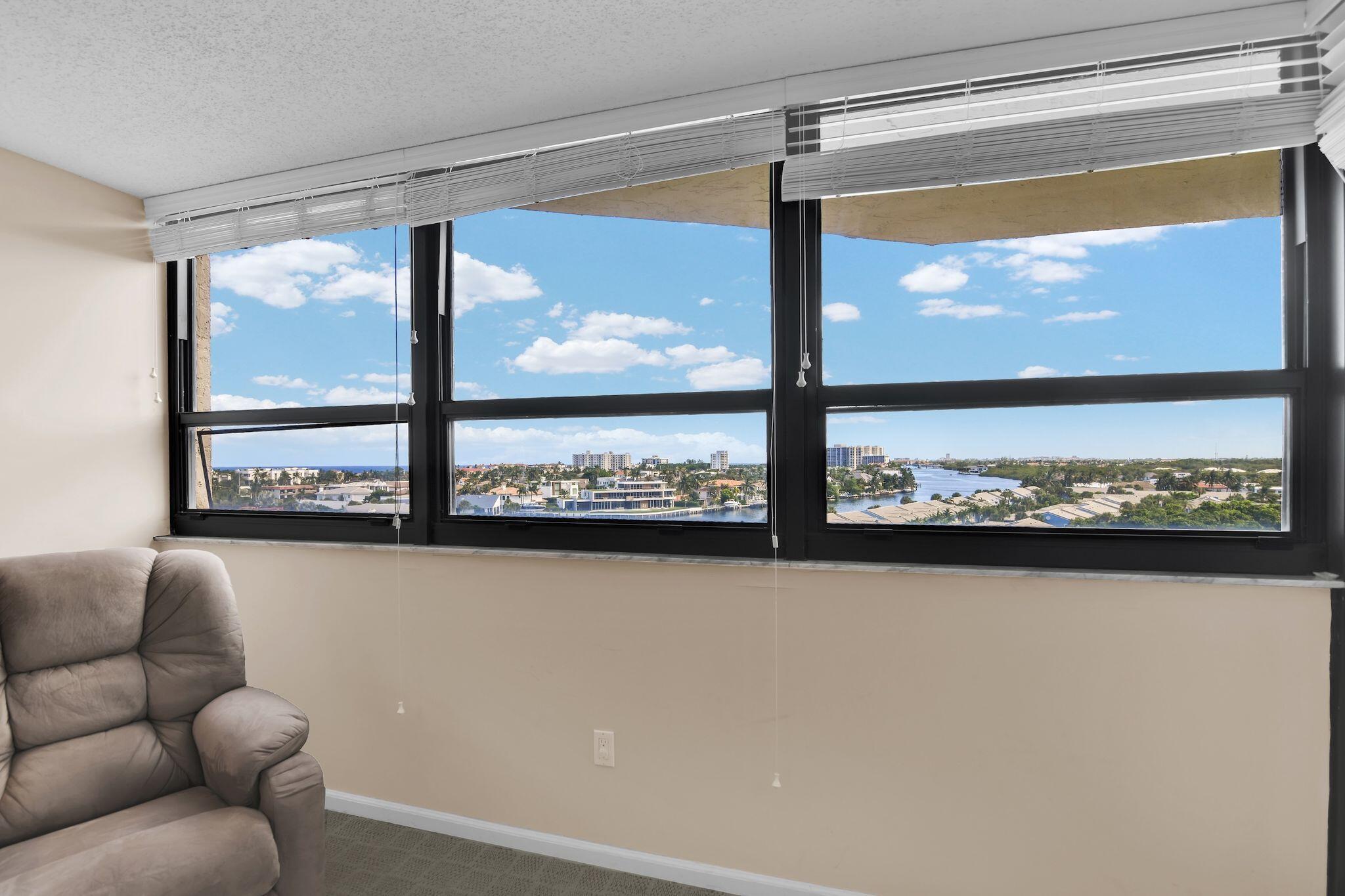 899 Jeffery Street, Unit 809 Boca Raton, FL 33487 - Photo 32 of 96 a view of a glass door with a big yard from a balcony