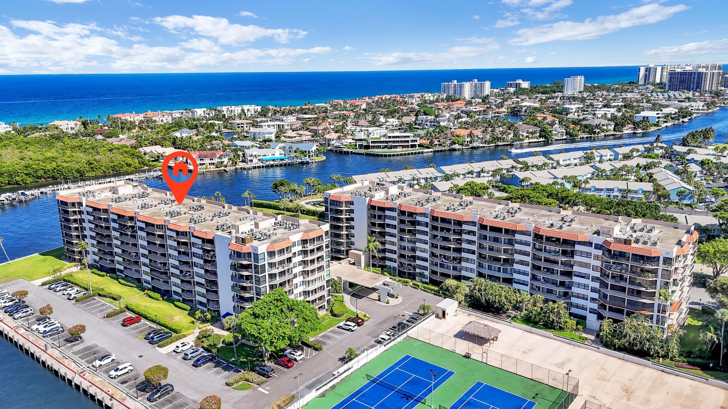 899 Jeffery Street, Unit 809 Boca Raton, FL 33487 - Photo 42 of 96 899 Jeffery St 809 PB aerial pic 9