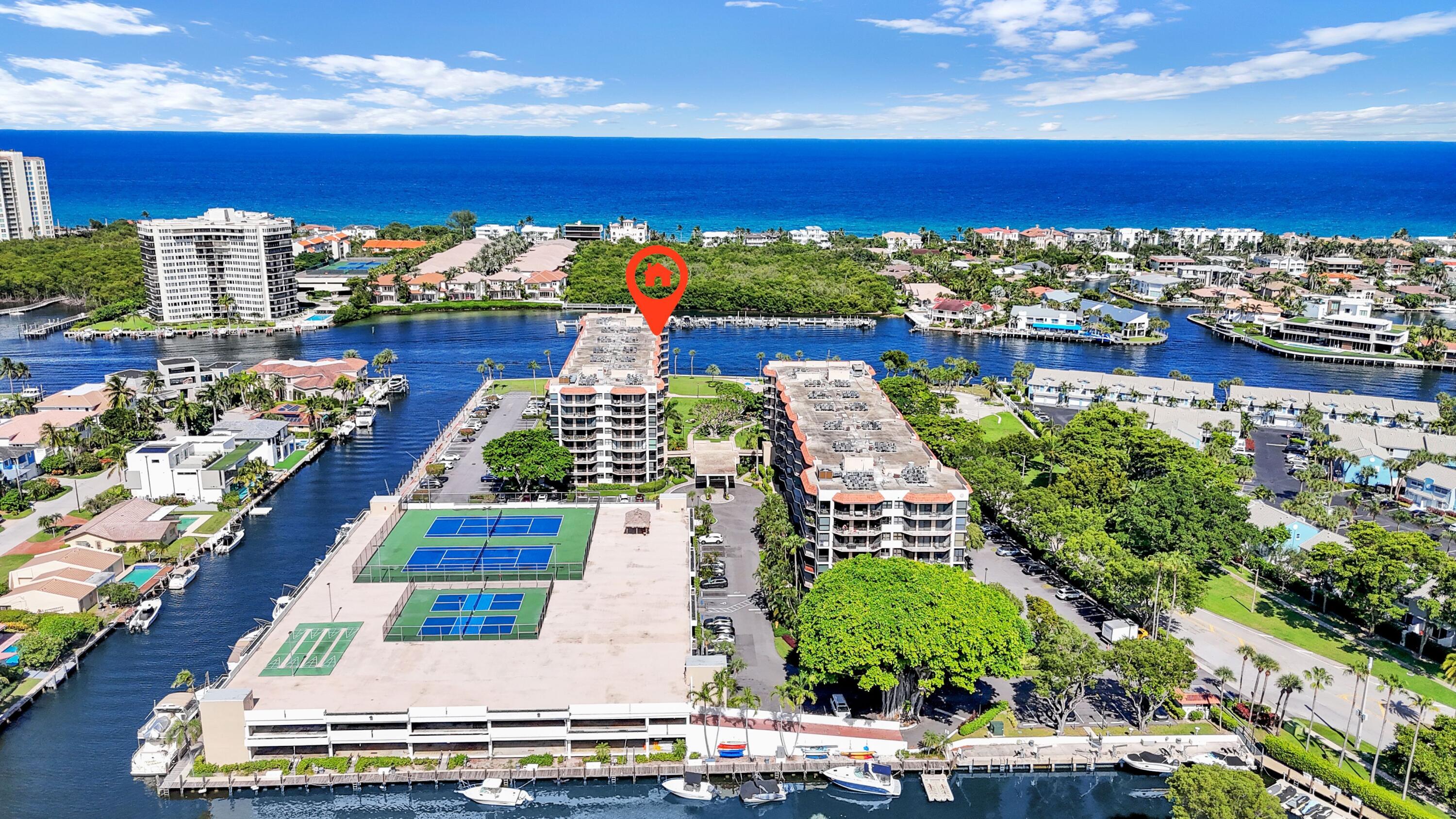 899 Jeffery Street, Unit 809 Boca Raton, FL 33487 - Photo 45 of 96 899 Jeffery St 809 PB aerial pic 1
