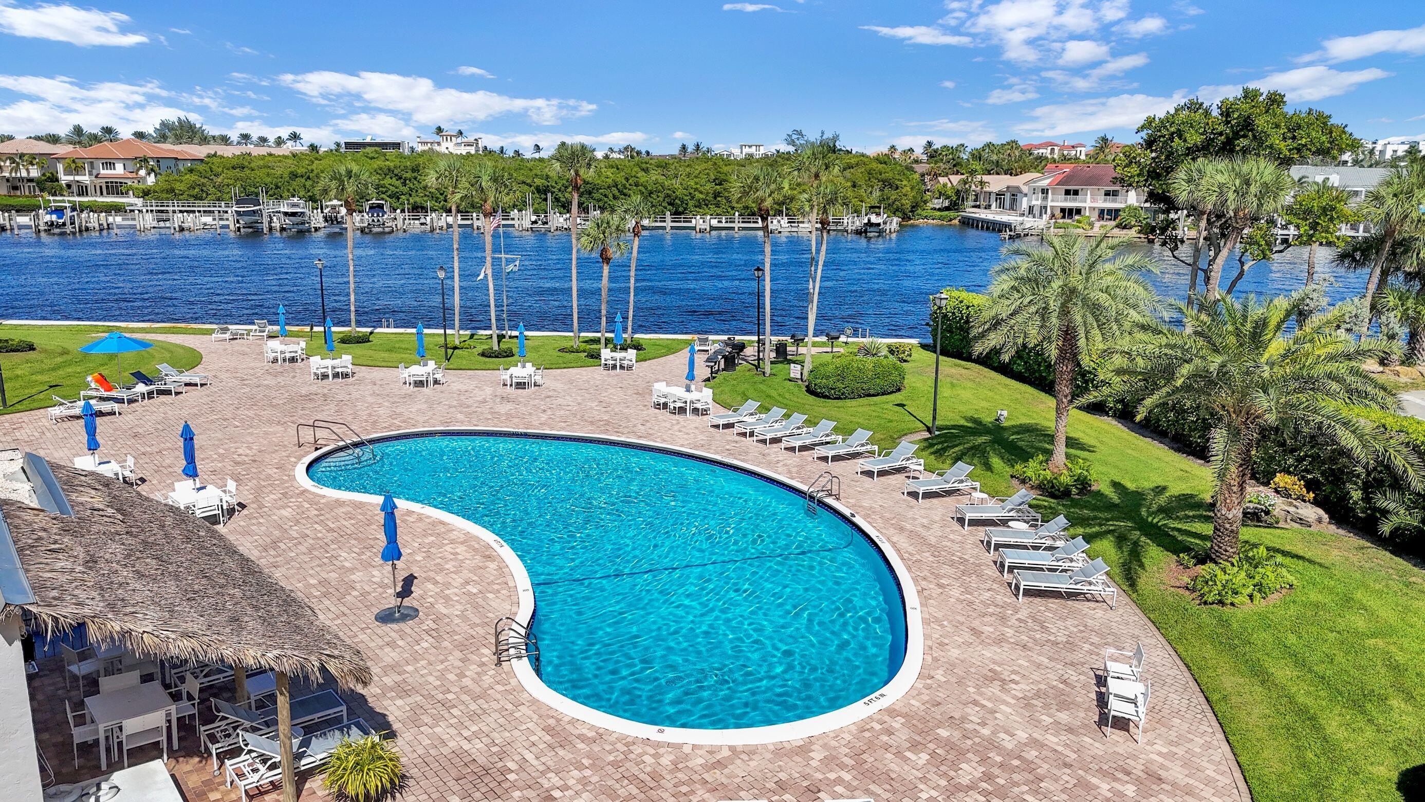 899 Jeffery Street, Unit 809 Boca Raton, FL 33487 - Photo 52 of 96 PB aerial intracoastal close pool pic