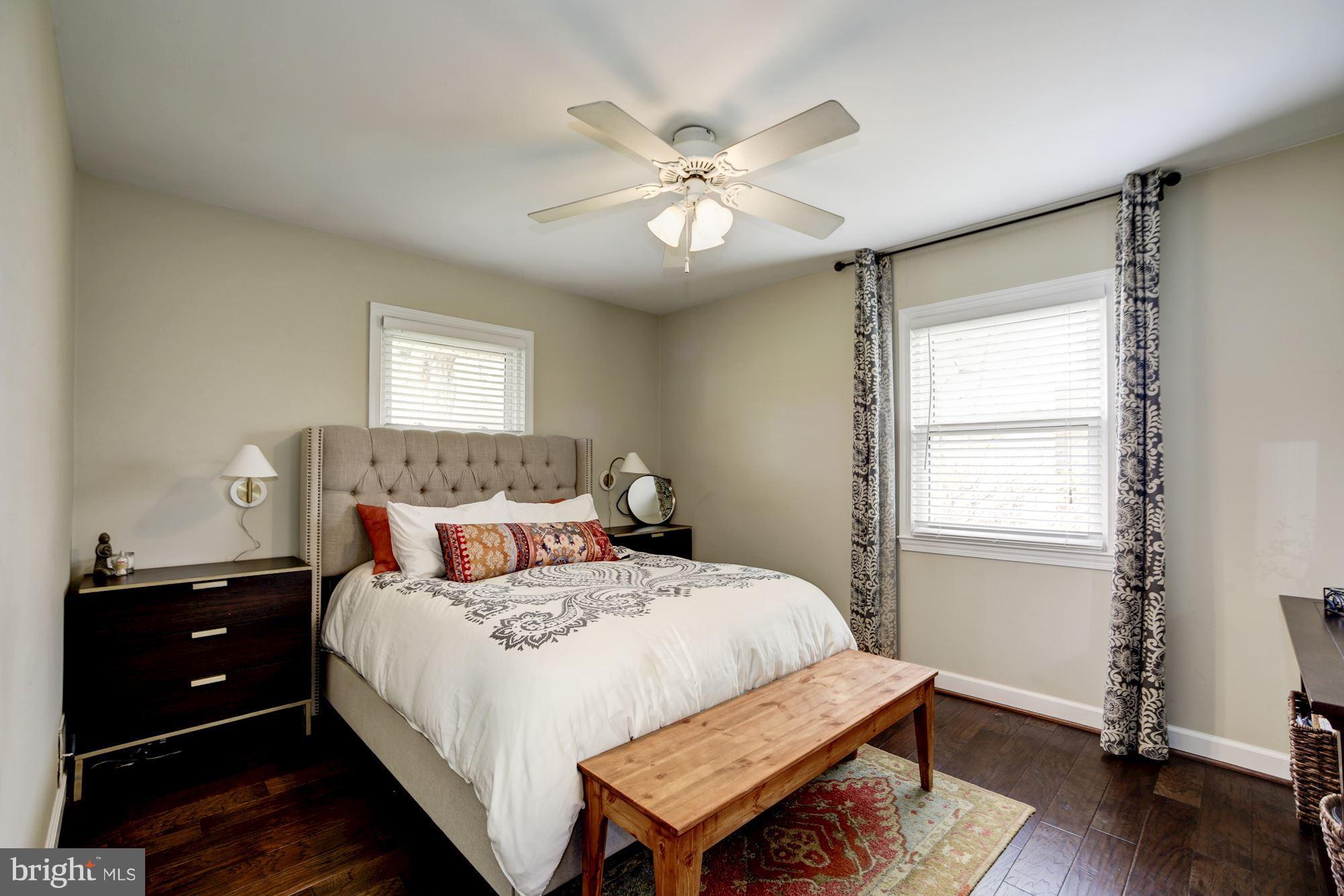 7414 Axton Street Springfield, VA 22151 - Photo 15 of 30 a bedroom with a bed and a window