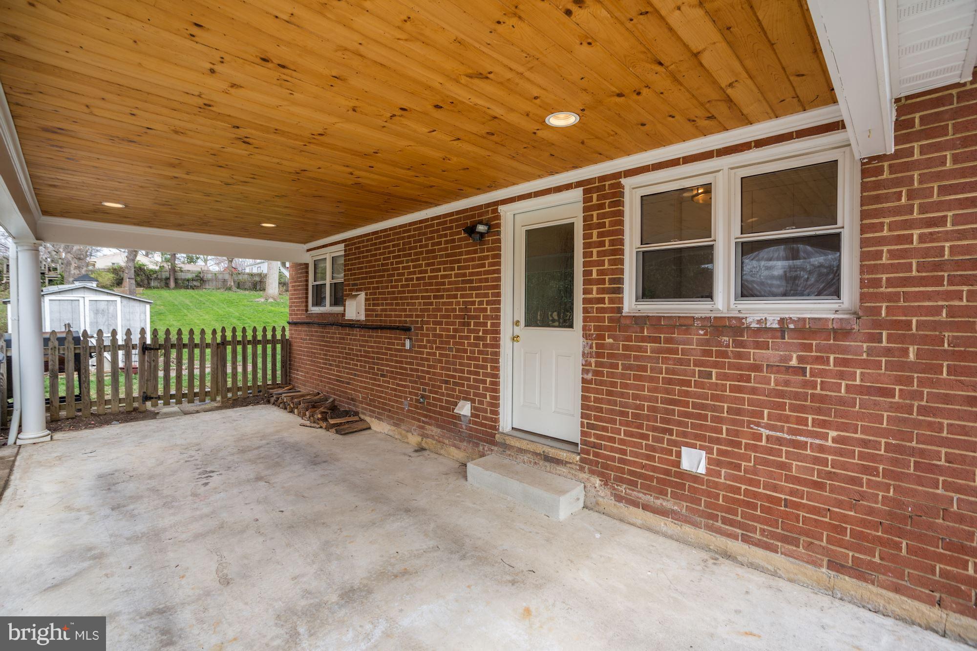 7414 Axton Street Springfield, VA 22151 - Photo 27 of 30 a view of a backyard