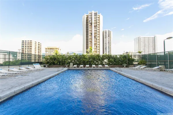 a view of a city from a terrace