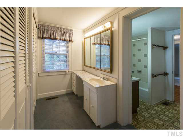 3423 Hope Valley Road Durham, NC 27707 - Photo 17 of 23 Split bathroom layout to accommodate the 3 upstairs bedrooms. Bathroom