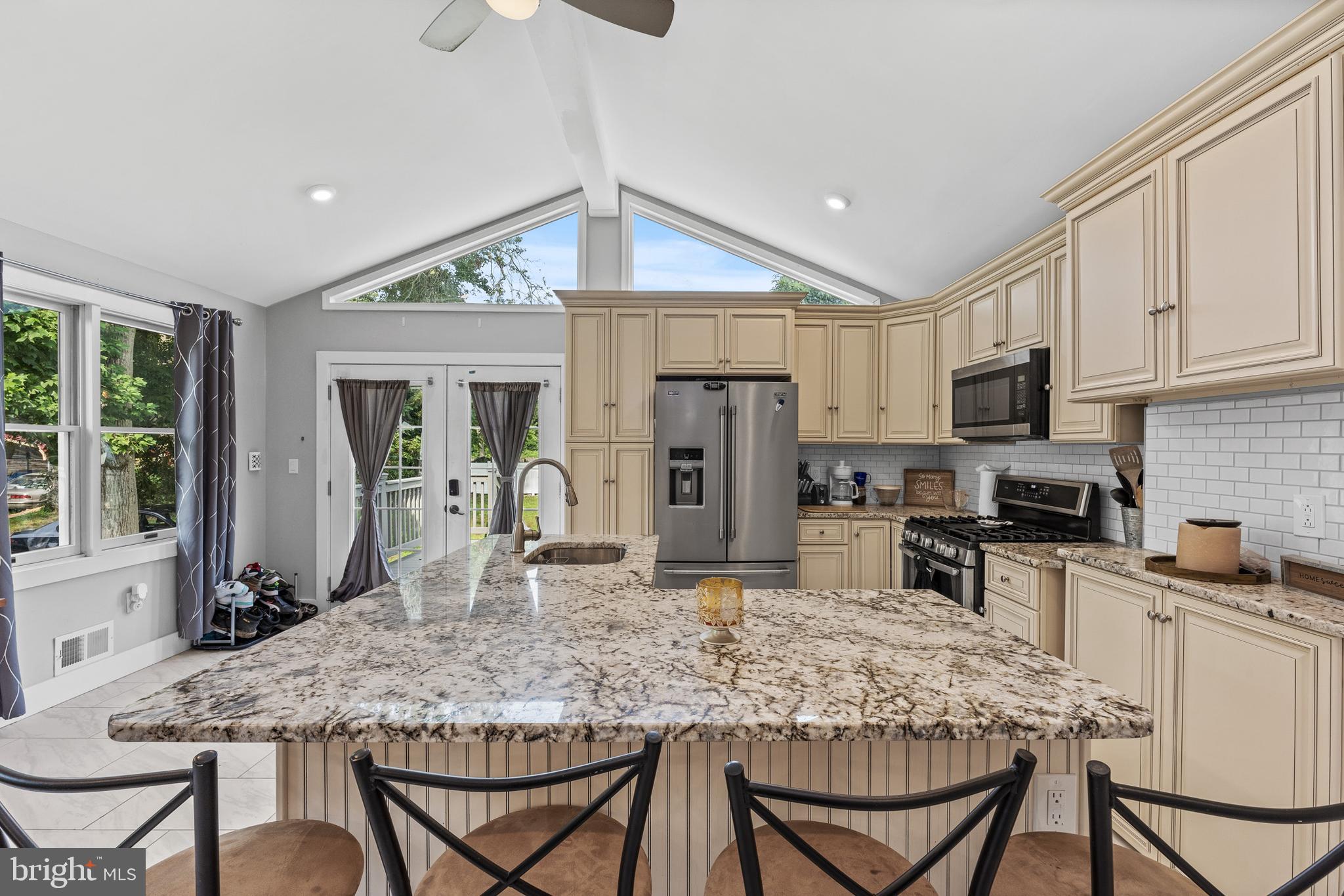 305 West Clements Bridge Road Runnemede, NJ 08078 - Photo 9 of 24 updated kitchen with cathedral ceilingg