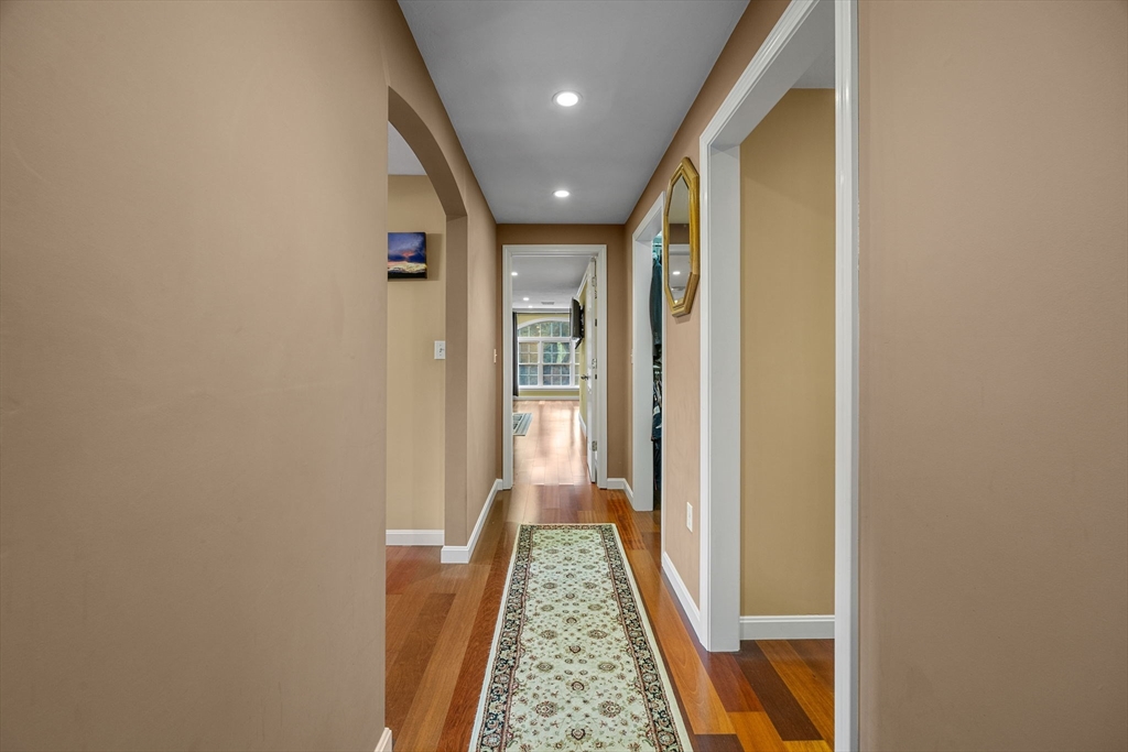 19 King Philip Path Mendon, MA 01756 - Photo 25 of 42 a view of hallway with stairs