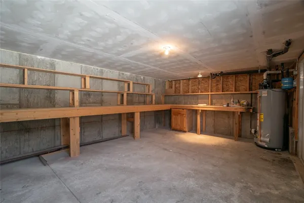 a view of storage and utility room