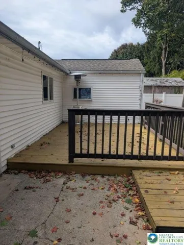 a backyard of a house