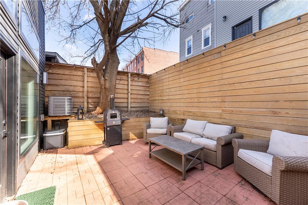 5322 Kent Way Pittsburgh, PA 15201 - Photo 21 of 24 a patio with patio outdoor seating and kitchen view