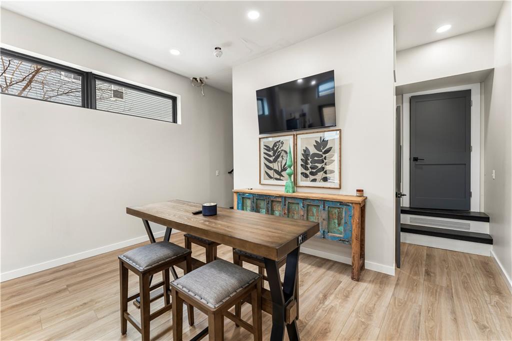 5322 Kent Way Pittsburgh, PA 15201 - Photo 6 of 24 a view of a dining room with furniture and wooden floor