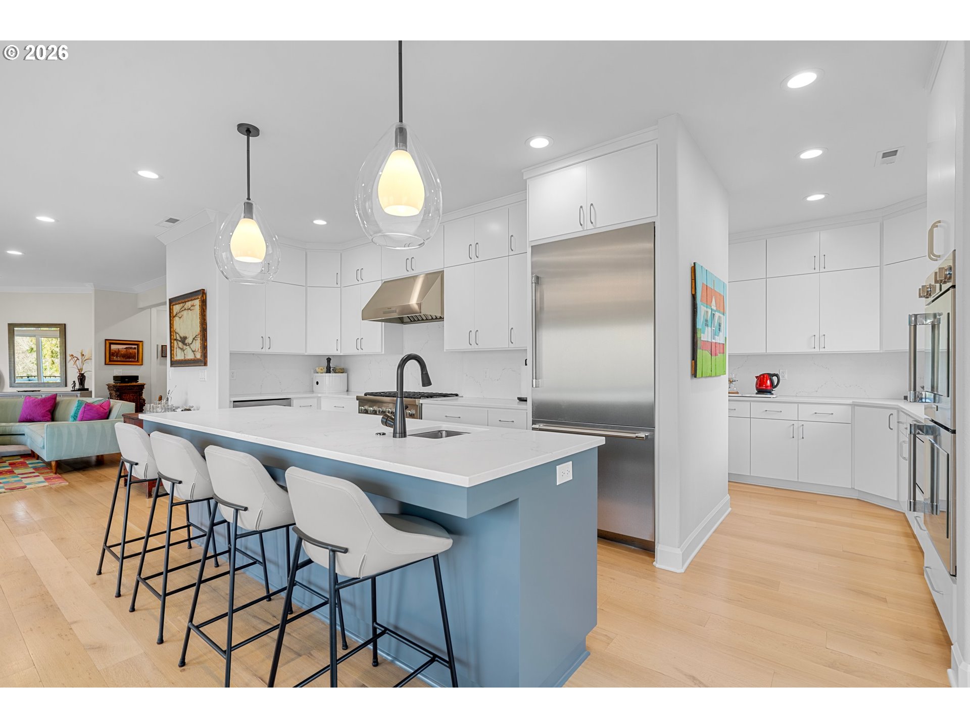 1716 Northwest Mill Pond Road Portland, OR 97229 - Photo 14 of 48 a kitchen with cabinets and chairs