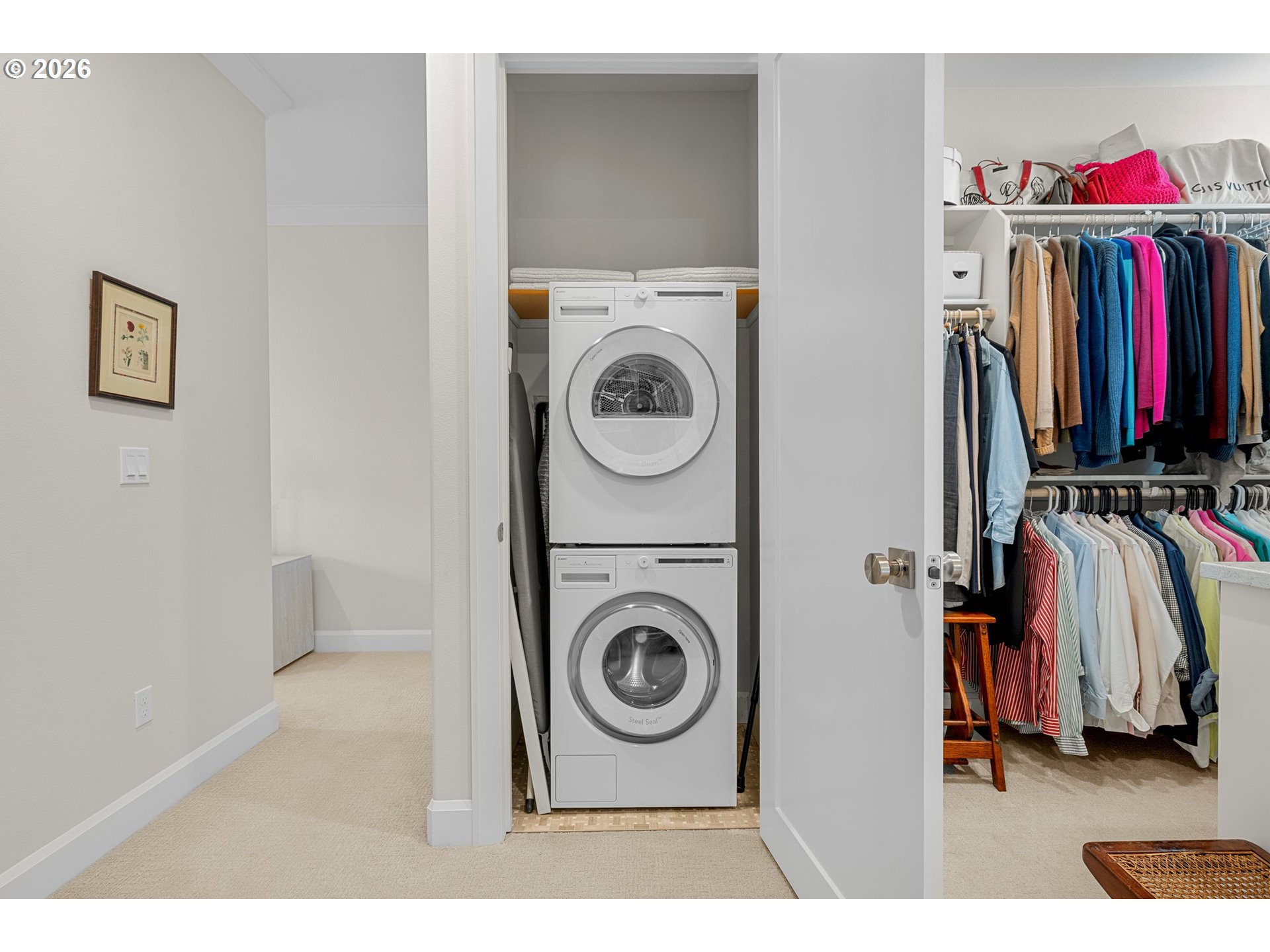1716 Northwest Mill Pond Road Portland, OR 97229 - Photo 28 of 48 a utility room with dryer and washer