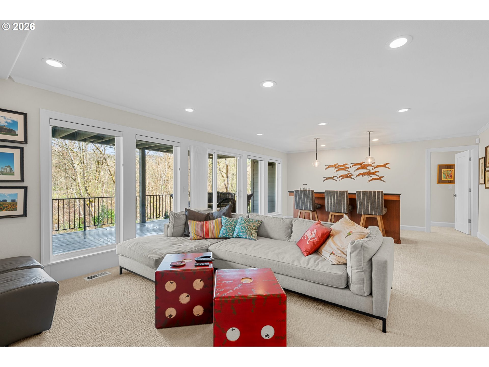 1716 Northwest Mill Pond Road Portland, OR 97229 - Photo 36 of 48 a living room with furniture fireplace and window