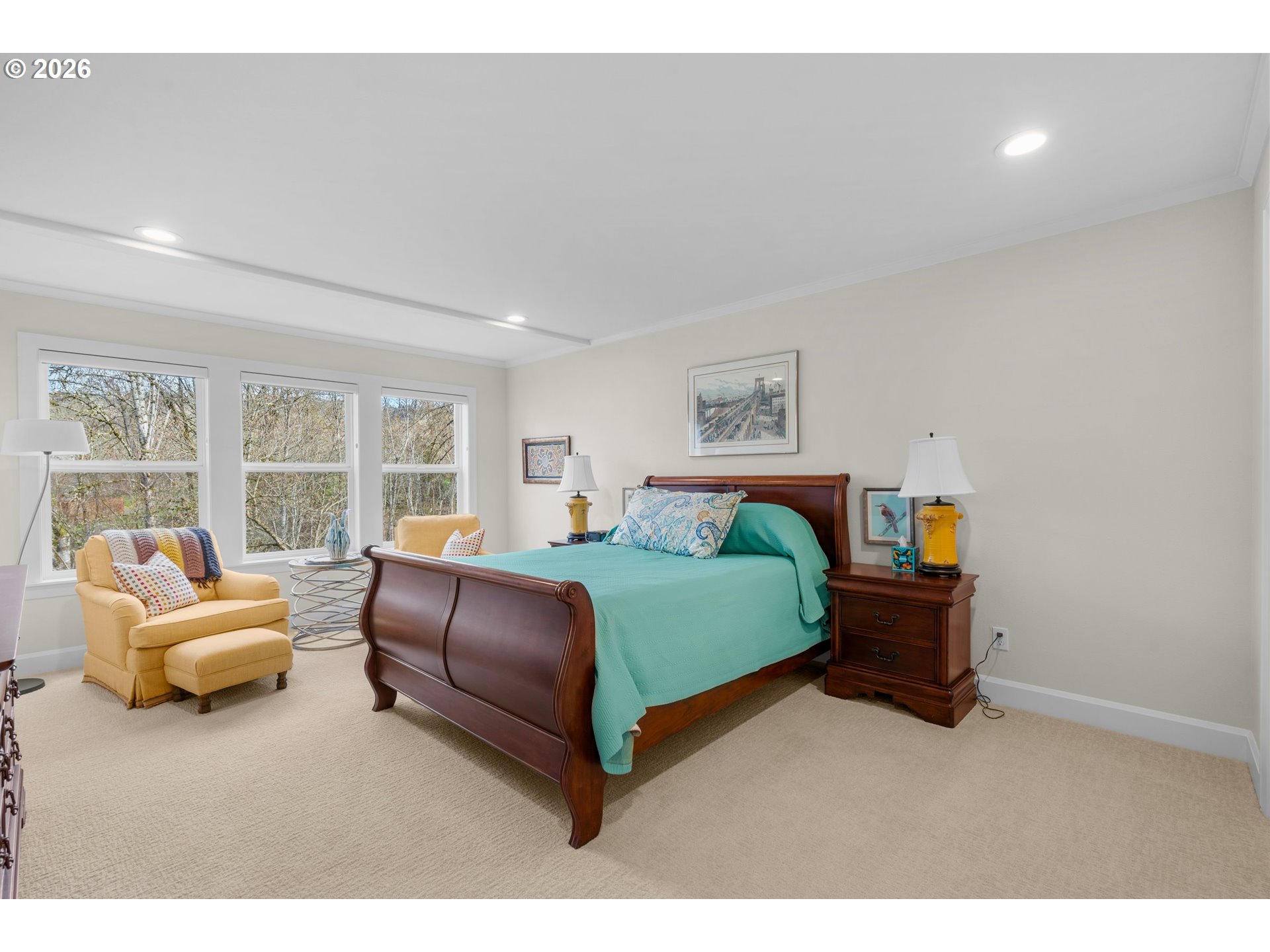 1716 Northwest Mill Pond Road Portland, OR 97229 - Photo 37 of 48 a living room with furniture and a large window