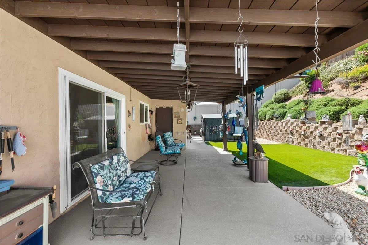 9254 Shadow Hill Road Santee, CA 92071 - Photo 29 of 34 a view of porch with seating space