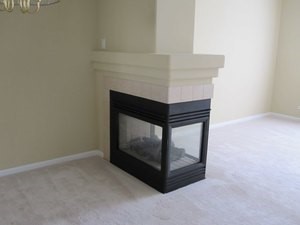 587 South Parkside Drive, Unit 587 Round Lake, IL 60073 - Photo 5 of 9 a living room with a fireplace