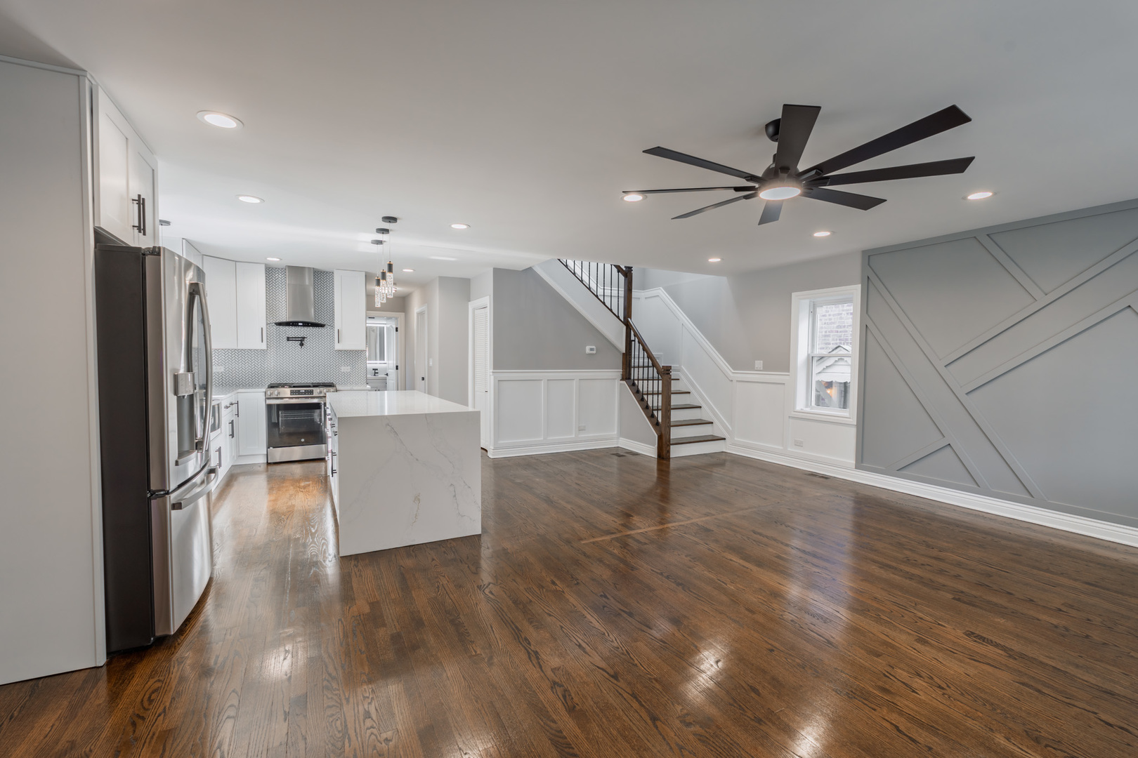 2252 Northgate Avenue North Riverside, IL 60546 - Photo 5 of 46 a view of a kitchen with cabinets and wooden floor