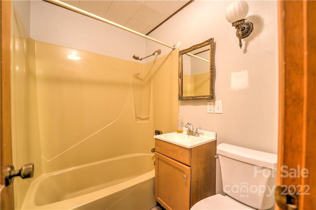 177 Weston Road Arden, NC 28704 - Photo 28 of 36 a bathroom with a sink a toilet and shower