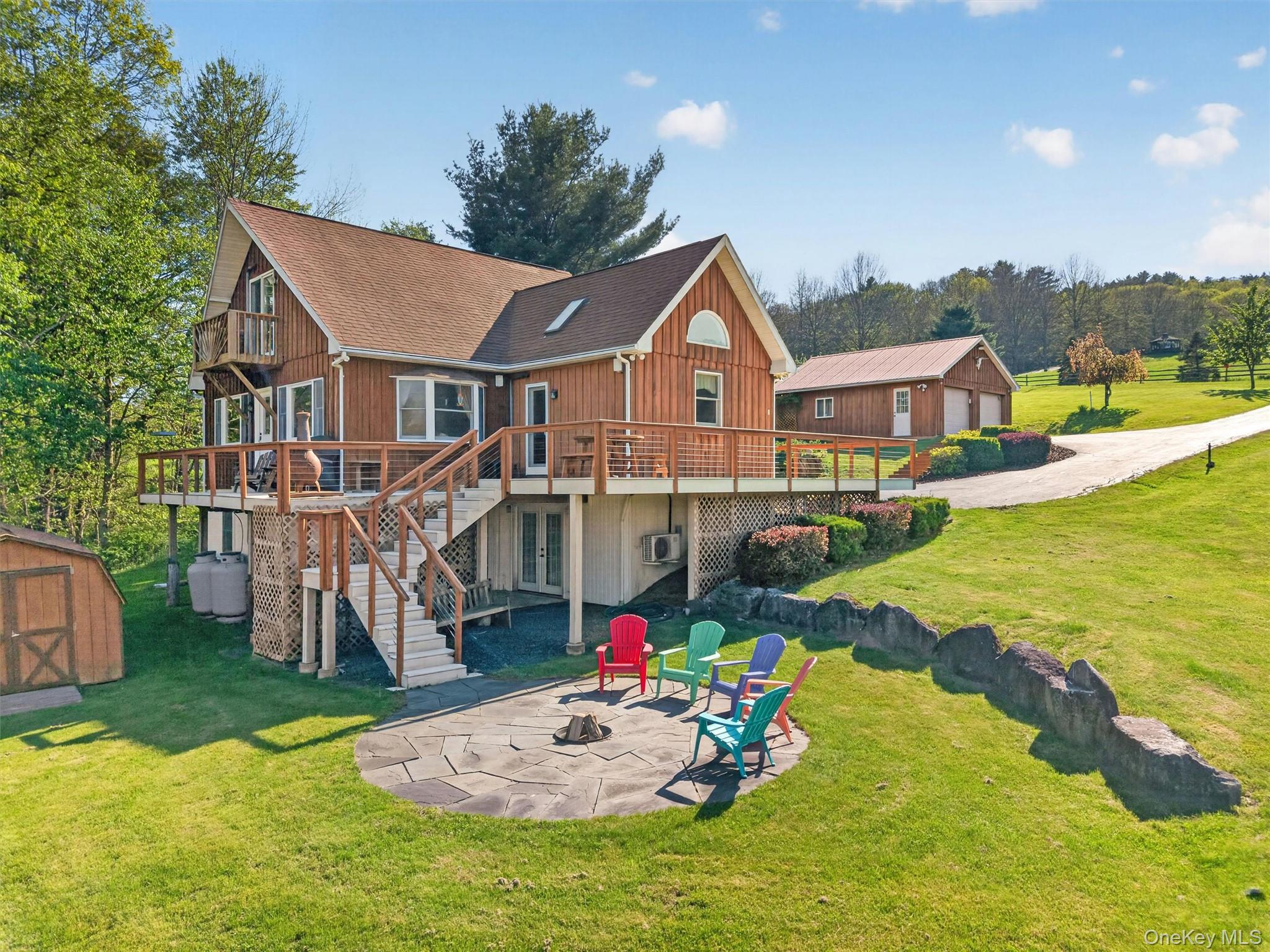 340 Hospital Road Callicoon, NY 12723 - Photo 2 of 41 a view of a house with swimming pool and porch