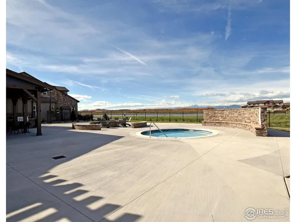 a view of a outdoor space with mountain view