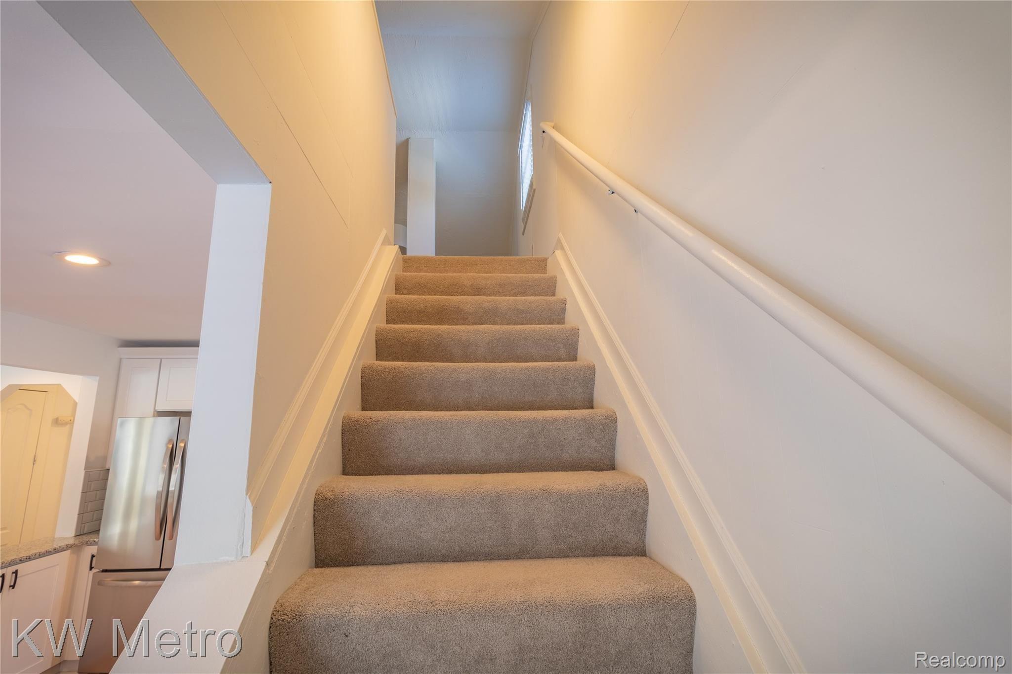 235 Eleanor Road Highland, MI 48356 - Photo 18 of 28 Stairs to 2nd Floor