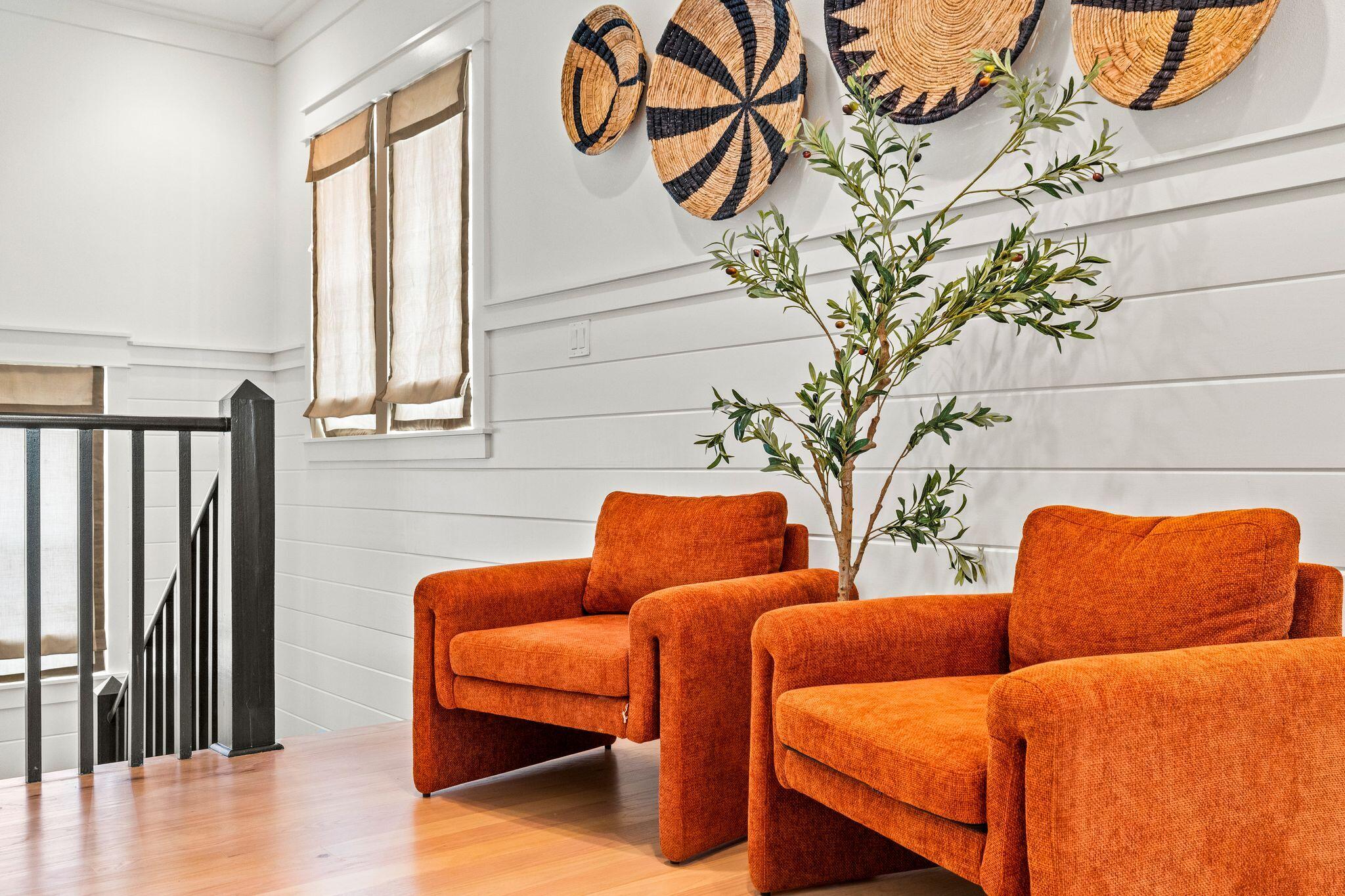 97 Sunflower Street Santa Rosa Beach, FL 32459 - Photo 51 of 86 a blue couch sitting in front of a window