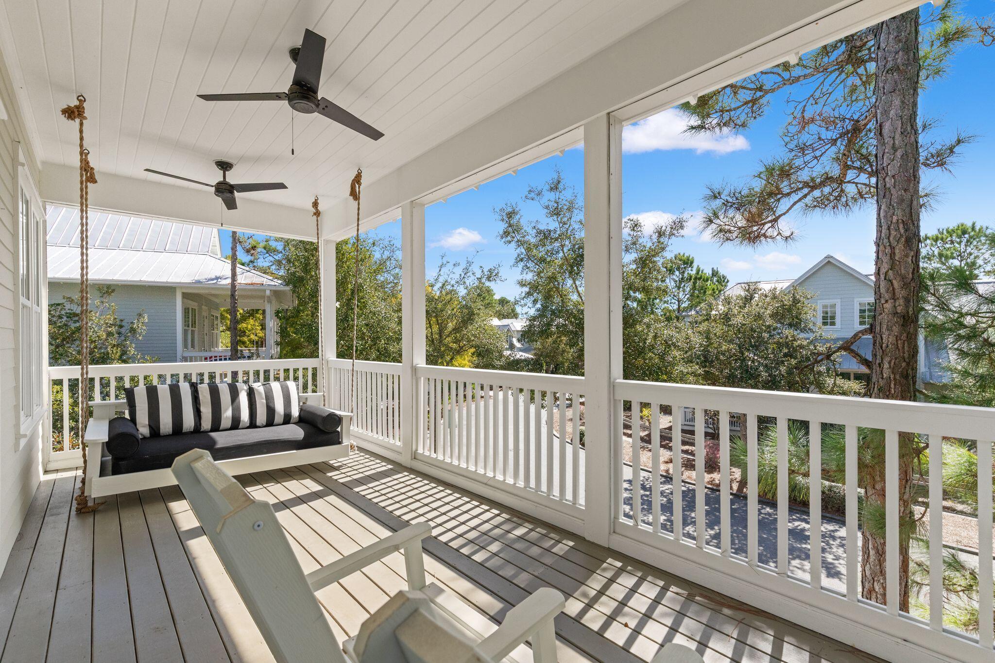 97 Sunflower Street Santa Rosa Beach, FL 32459 - Photo 54 of 86 a view of a two chairs in the balcony