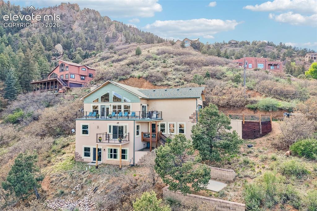 858 Oak Ridge Road Manitou Springs, CO 80829 - Photo 48 of 50 Aerial View of the home
