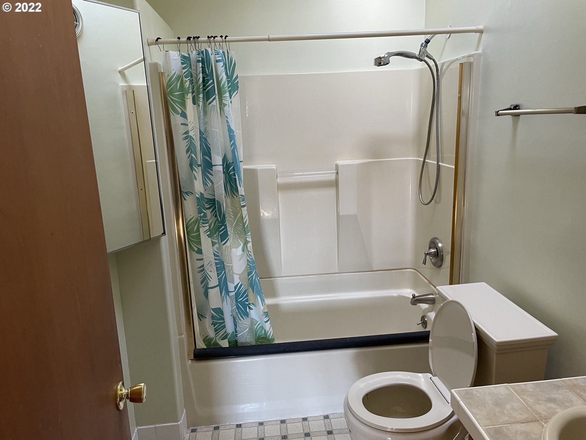 19975 Highway 36 Blachly, OR 97412 - Photo 12 of 32 a bathroom with a shower and a toilet