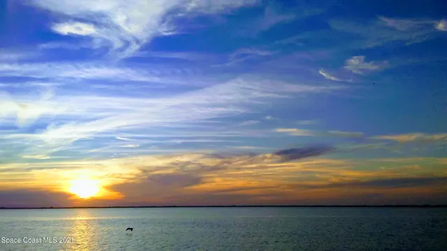 a view of an ocean and beach