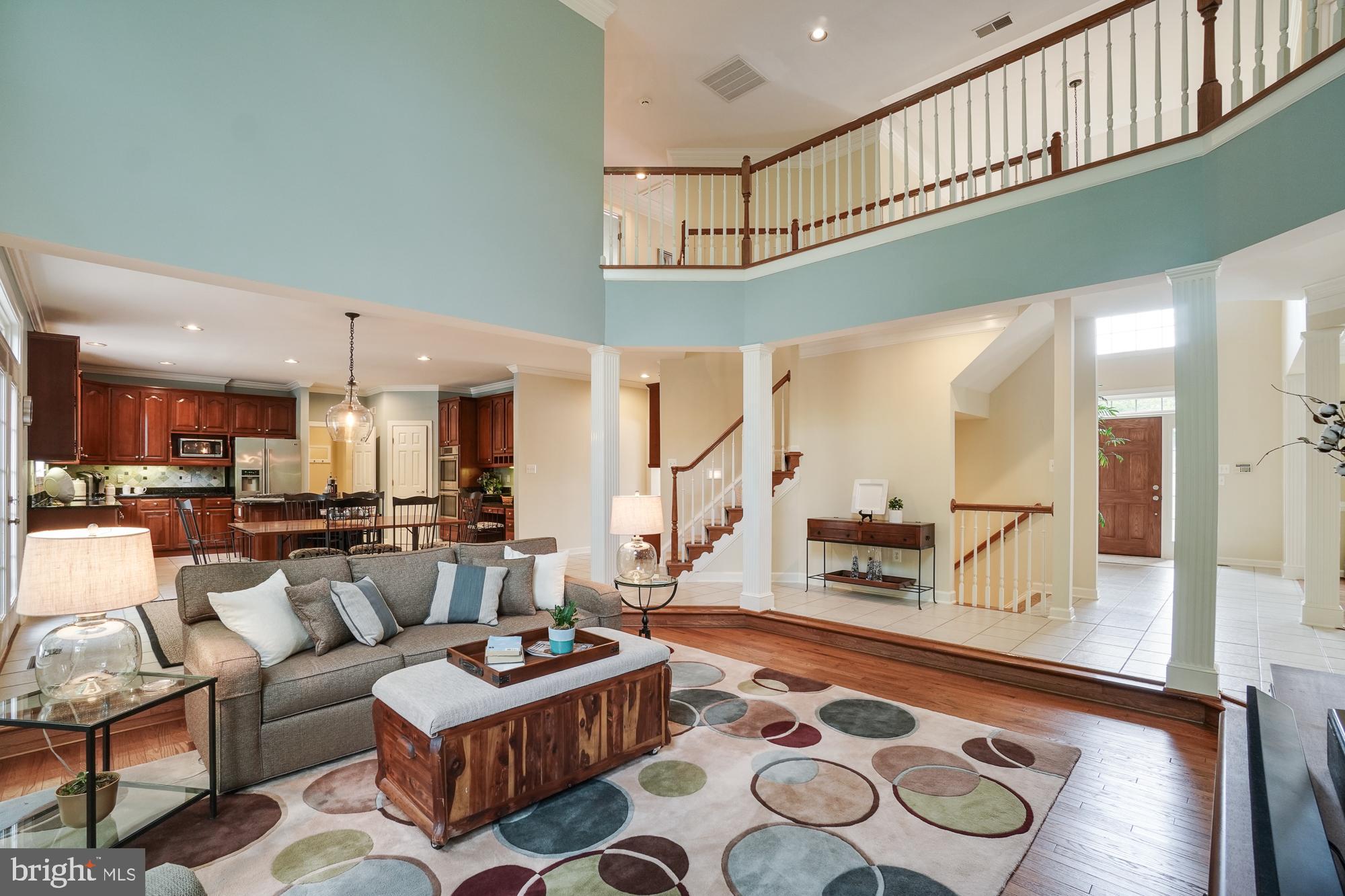 18 Hackett Court Poolesville, MD 20837 - Photo 23 of 82 The overlook and back staircase add brightness
