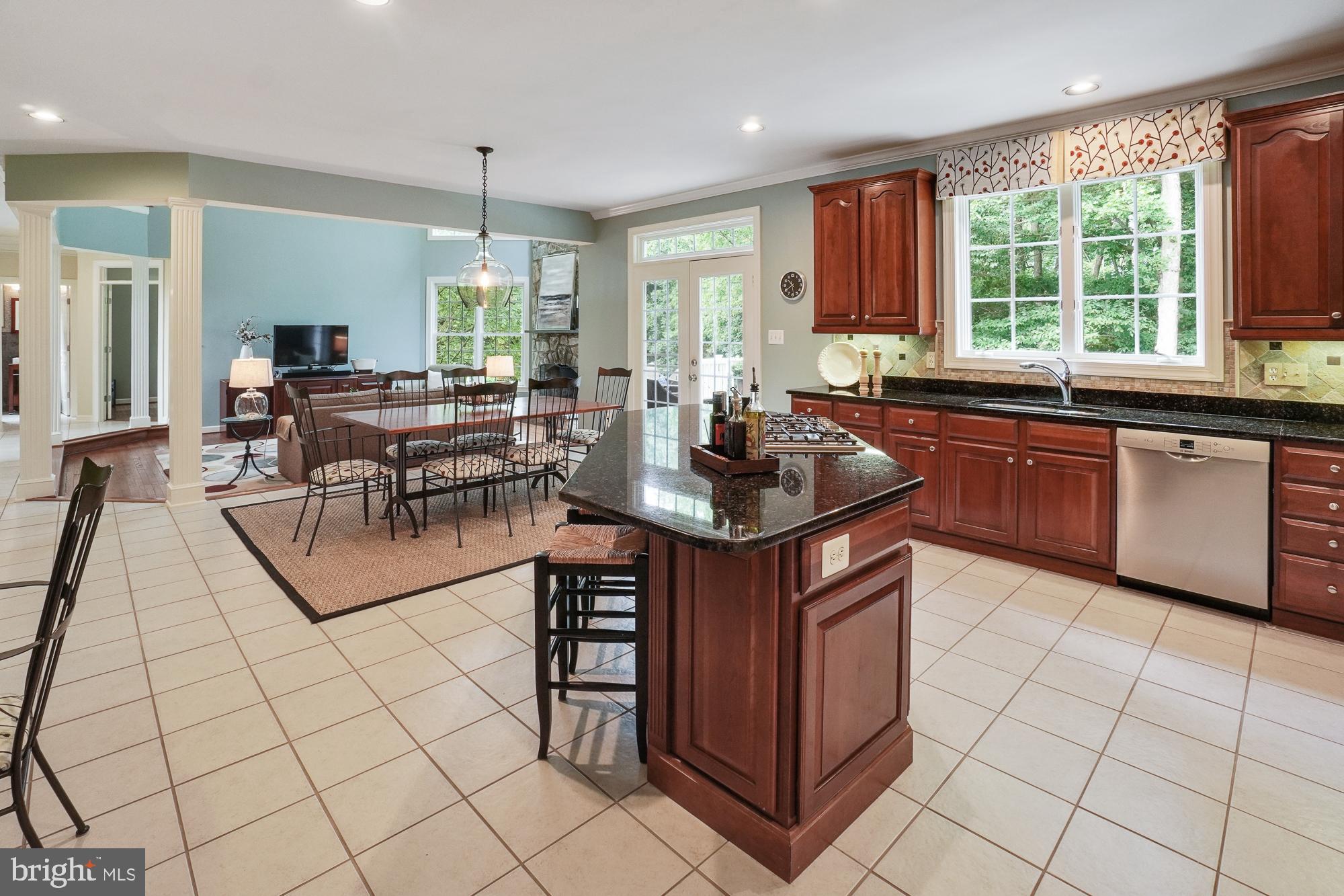 18 Hackett Court Poolesville, MD 20837 - Photo 26 of 82 Large custom island with extra cabinet space.....