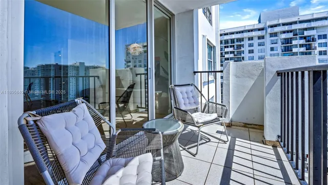 a view of balcony and deck