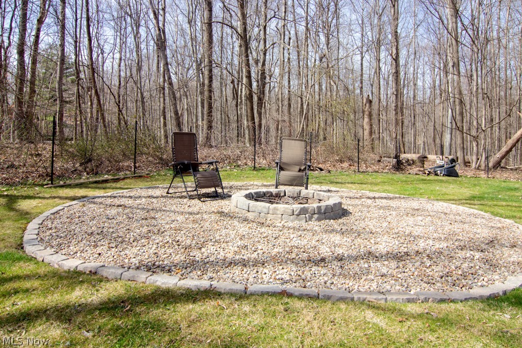 12945 Chamberlain Road Aurora, OH 44202 - Photo 25 of 30 New Firepit in this spacious back yard!