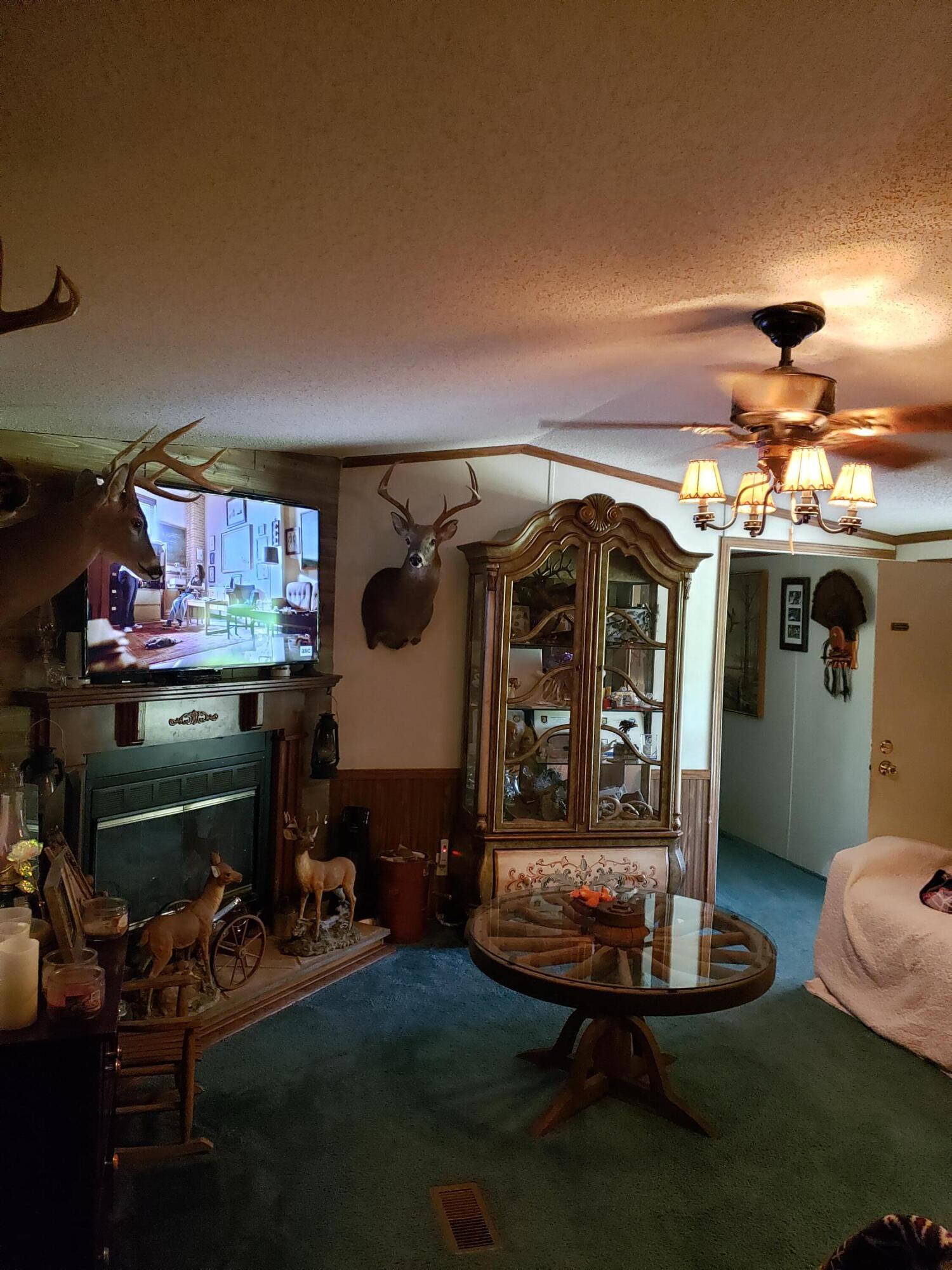 290 Beck Bridge Road Westville, FL 32464 - Photo 8 of 13 a living room with furniture and a fireplace