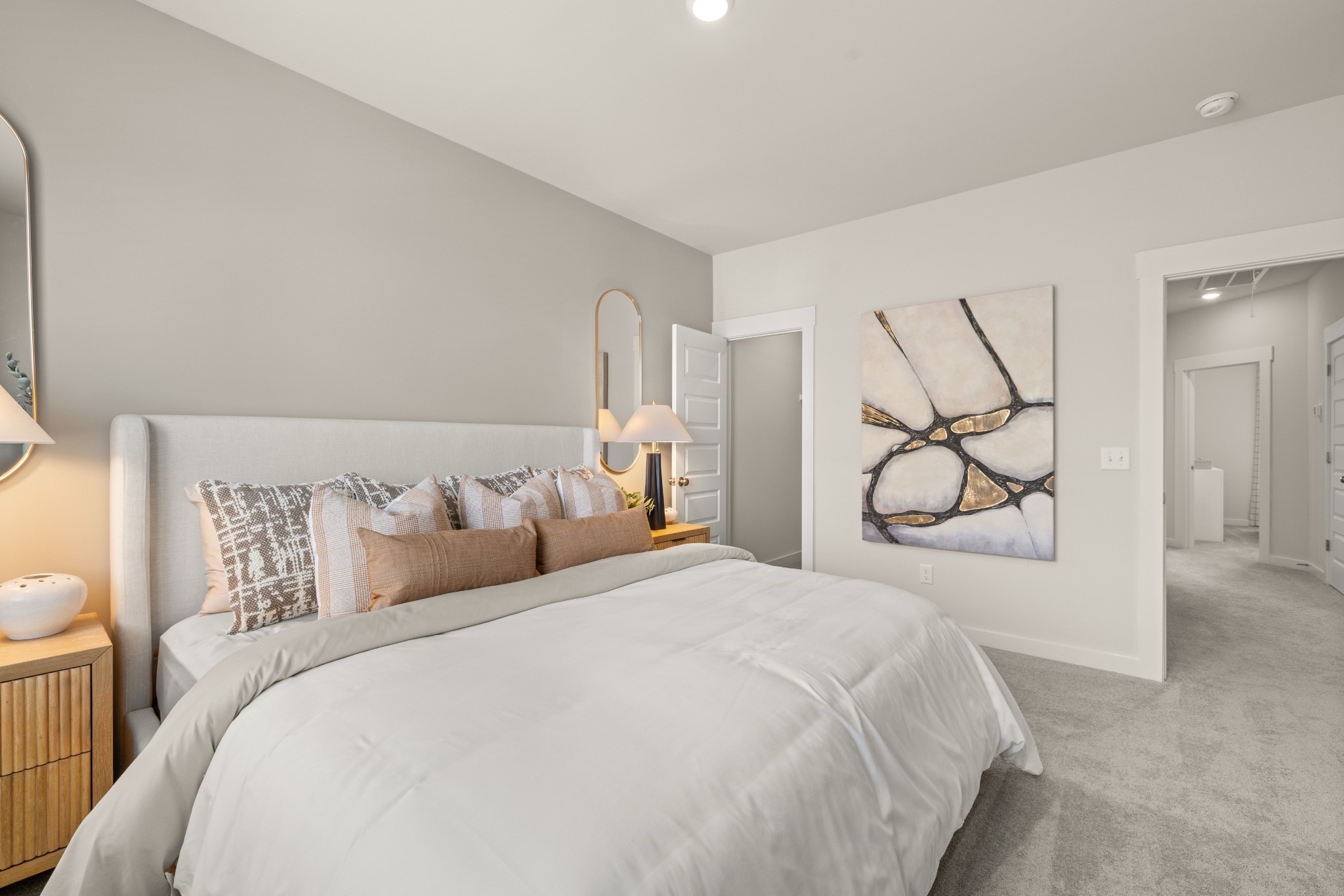 500 Hinton Street Lebanon, TN 37090 - Photo 35 of 67 a bedroom with a bed and a painting on the wall