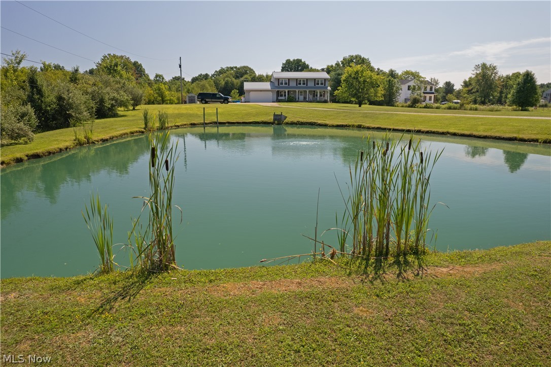 3856 Jones Road Diamond, OH 44412 - Photo 7 of 38 view of pond and front of structure