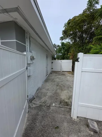 a front view of a house with entryway