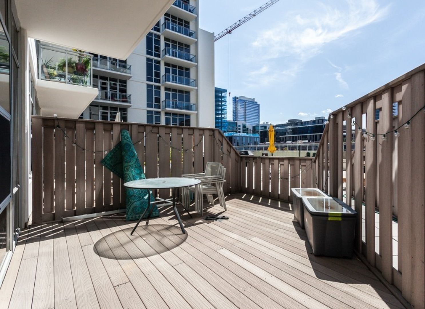 901 West Madison Street, Unit 404 Chicago, IL 60607 - Photo 11 of 12 a balcony view with a seating space