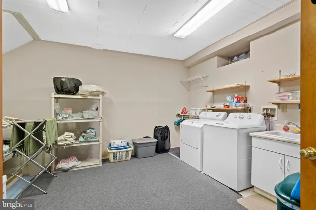 a room with storage and utility