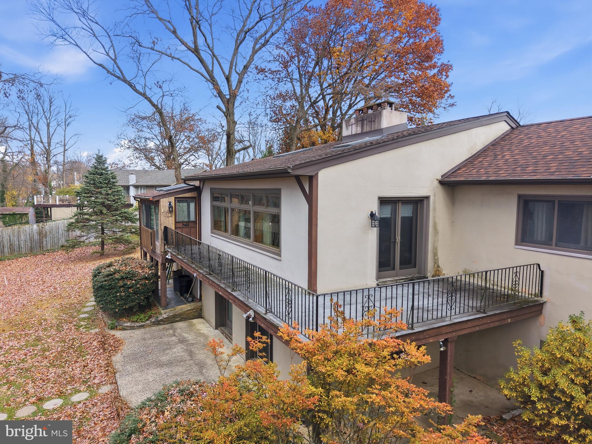 164 Trenton Road Langhorne, PA 19047 - Photo 50 of 51 a view of a house with a wooden deck