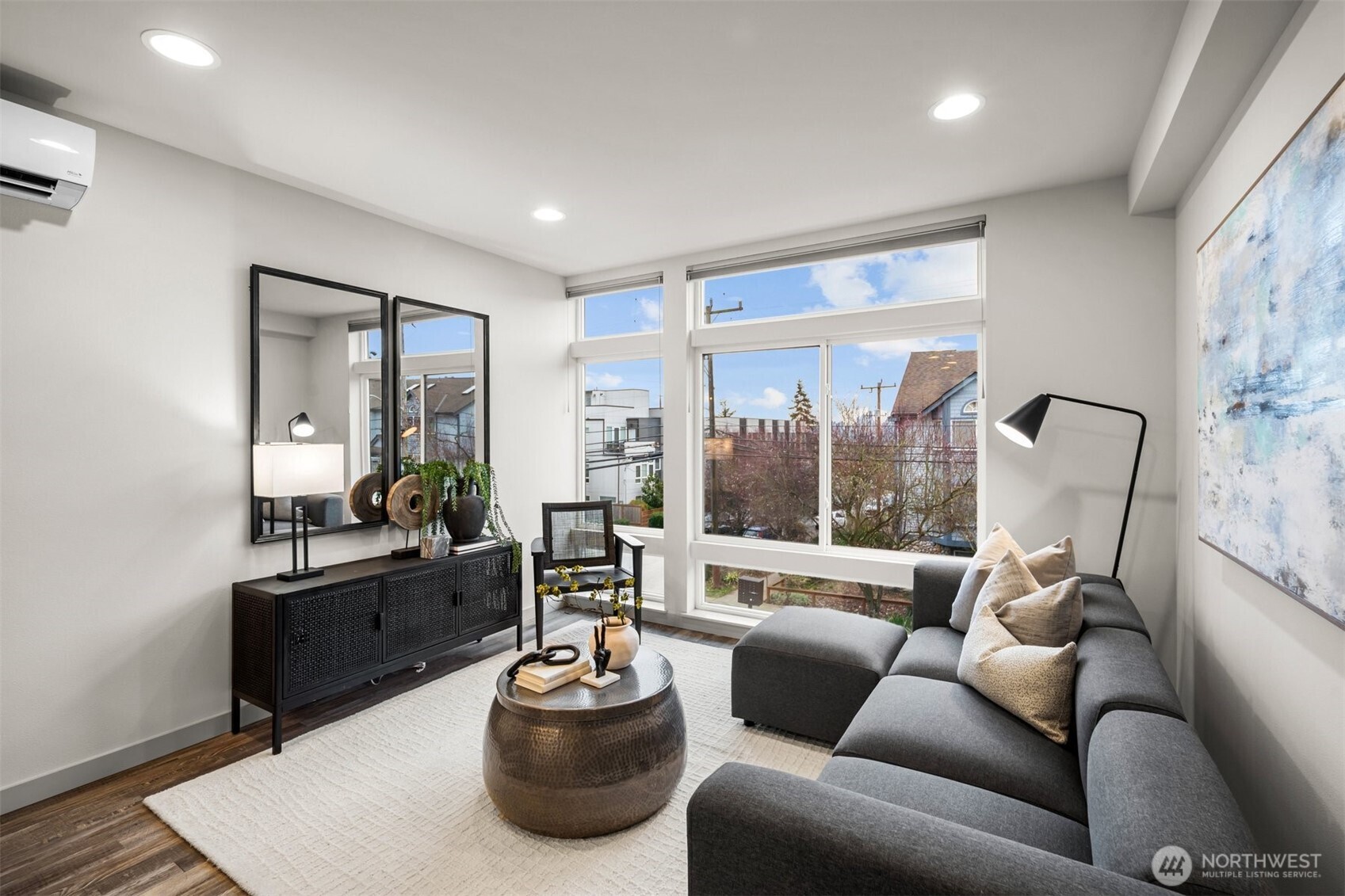 728 North 43rd Street Seattle, WA 98103 - Photo 6 of 29 a living room with furniture and a large window
